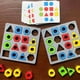 thumbnail image 4 of Bewildely Rompecabezas a juego de formas geométricas de regalo para niños Juegos a juego de formas de juegos de colores geométricos Juguetes Educativos, 4 of 6
