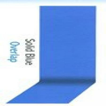solid blue pool liner