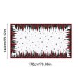 thumbnail image 3 of Antqov Christmas Table Cloth 55x70" Rectangle Winter Holiday Christmas Tablecloth Waterproof Table Cover for Party Picnic Dinner Home Decor, 3 of 6