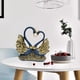 thumbnail image 4 of Elegante pareja de cisnes escultura de estatua de adornos de resina regalos para boda, decoración de Valentín decoración de estatua rom Colco estatua de escultura de escritorio, 4 of 8