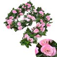 thumbnail image 1 of Guirlande de Roses Artificielles Suspendue Simple Fausse Vigne de Roses Guirlande Florale Décoration, 1 of 10