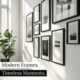 thumbnail image 3 of Modern Black Wood 11x16 Picture Frame – Wall Wooden 11x16 Frame Photo Poster, 3 of 11