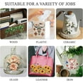 thumbnail image 7 of 3 Sheets 3 Styles PVC Waterproof Decorative Stickers Self Adhesive Decals for Furniture Decoration May Lily 300x150mm 1 sheet/style, 7 of 7
