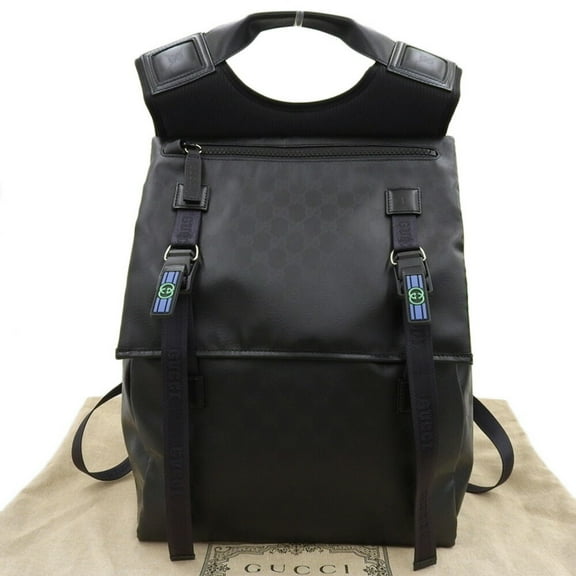Pre-Owned GUCCI Interlocking G Crystal GG Backpack 779812 498879 Rucksack... (Good)