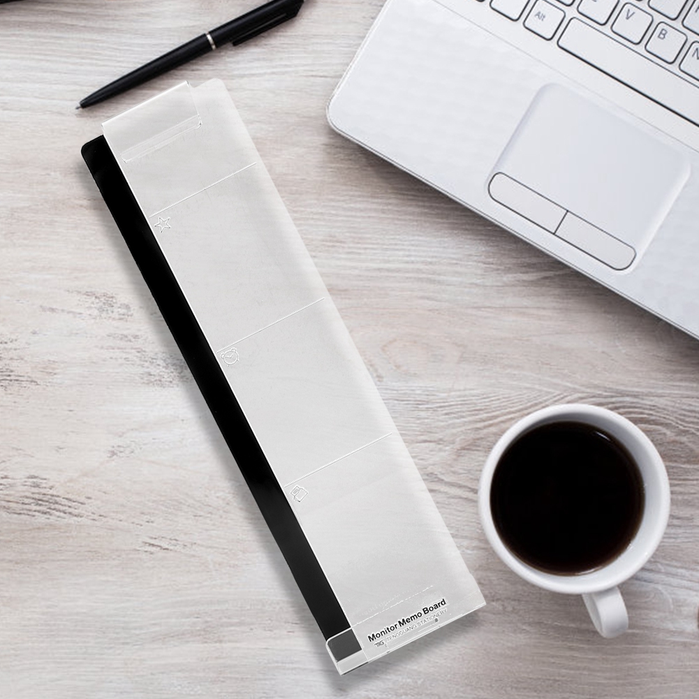 Memo Board Computer Monitors Side Panel Memo Pad Holder, Monitor Memo