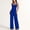 Blue women's 2 piece summer outfit a1, variant on Women's 2 Piece Square Neck Sleeveless Tank Top Wide Leg Pants Set Casual Summer Business Office Outfits Loose Basic Lounge Suit Travel Clothes, Hot Pink S