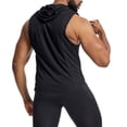 thumbnail image 3 of Baozhu Men's Workout Hooded Tank Tops Sleeveless Casual Gym Training Hoodies  Fashion Athletic Hoodies Pullover Hooded T-Shirts, 3 of 6