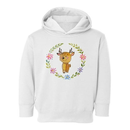 

Baby Deer And Floral Wreath Hoodie Toddler -Image by Shutterstock 4 Toddler