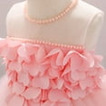 thumbnail image 6 of Odeerbi Girls Dress Baby Girls Clothes Toddler Temperament Flowers Pearl Cute Net Yarn Birthday Party Gown Dresses Purple, 6 of 8