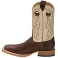 thumbnail image 3 of Justin Boots Mens Caddo Square Toe Cowboy  Mid Calf Dress Boots, 3 of 5