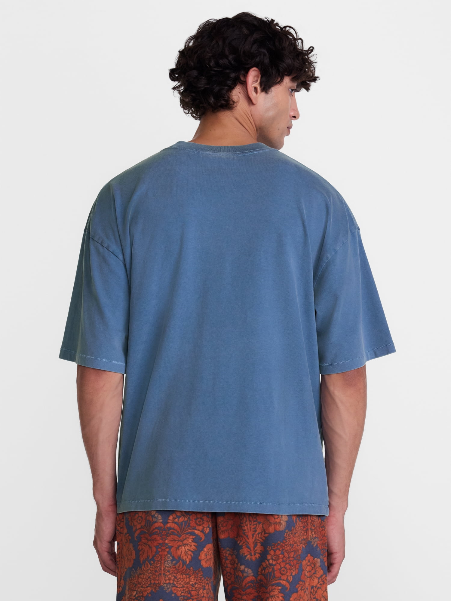 No Boundaries Boxy Fit Heavyweight Cotton Tee, Men's & Big Men's XS-3XL