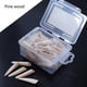 thumbnail image 2 of Micro-pocket Jig Plugs 50 Pieces Solid Wood Hole Plug Jig Woodworking Tool, 2 of 5