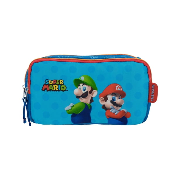 Lapicero Escolar Chenson Princesa Mario Bros Luigi Dues Compartimentos Independientes