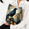 thumbnail image 6 of Crow Luxurious Velvet Decorative Throw Pillow Covers - Set of 2, Unique Patterns, 16x16, 18x18, 20x20 Inches for Home Decor & Gifts, 6 of 6