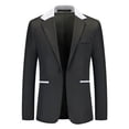 thumbnail image 3 of Traje de moda a juego de colores para hombre, traje casual de un solo pecho para hombre, abrigo de talla europea para hombre, 3 of 5