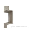 thumbnail image 3 of Repisa Esquinero Estante Flotante de Madera 4 Niveles 120 x 22 cm Toscana.268 Hanlob Esquinero Flotante, 3 of 6