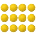 thumbnail image 2 of Ball 42.6mm  Ball PU Soft Monolayer  Training Ball for Indoor Practice Accessory Yellow, 2 of 8