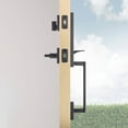 thumbnail image 2 of Kwikset Matte Black Entry Handleset KW1 1-3/4 in., 2 of 7