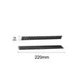 thumbnail image 3 of Soft Carbon Fiber Car Interior Decor Kits 2Pcs For Honda Civic Coupe 2013-15 Carbon Fiber Window Pillar Cover Trim Sticker, 3 of 11