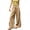 Khaki, variant on Wide Pants for Women Effortless High Waist Wide Leg with Soft Draping Ruffle Casual Everyday Fashion Trousers Summer Pants for Women Mint Green L