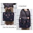 thumbnail image 6 of FORMRS 16" Laptop Bag Carrying Sleeve Case with Handle Travel Shoulder Briefcase, Red and White Fireworks Pattern, 6 of 8