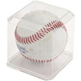 thumbnail image 2 of Pioneer Plastics 033C-UV Clear Plastic Baseball Display Case (UV Resistant), 3" W x 3" D x 3" H, Pack of 4, 2 of 5