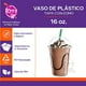 thumbnail image 2 of 50 Vasos de Plástico de 16 oz (473 ml) con Tapa Tipo Domo Transparentes Best Trading VTD16-1, 2 of 5