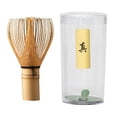 thumbnail image 2 of Batidor de matcha de bambú hecho a mano para un auténtico mezclador de té, cepillo, accesorio de , agitador de matcha Chasen japonés Luz, 2 of 9