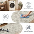 thumbnail image 3 of Washable Kitchen Runner Rug 60" x 22", Non-Slip Low Profile Kitchen Rug, Vintage Distressed Medallion Oriental Area Rug for Kitchen, Hallway & Laundry Room, 3 of 6