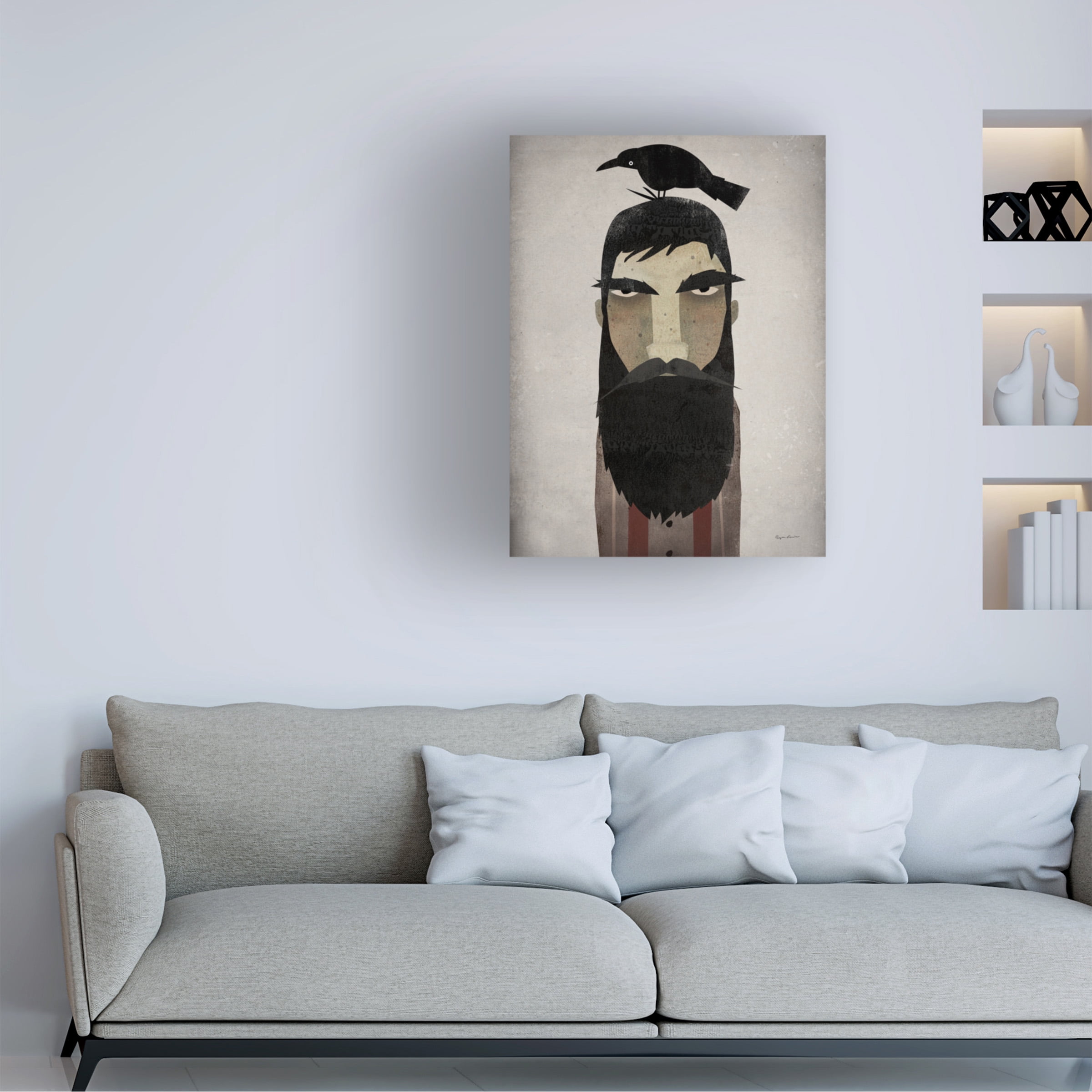 Ryan Fowler 'Lumberjack crop' Canvas Art