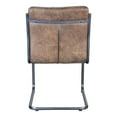 thumbnail image 4 of Moe's Home Collection Ansel Dining Chair Grazed Brown Leather-Set Of Two, 4 of 5