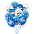 thumbnail image 1 of Juego de globos para el Día del Padre, 12 unidades, color azul y blanco, 30 cm, látex, 1 of 2