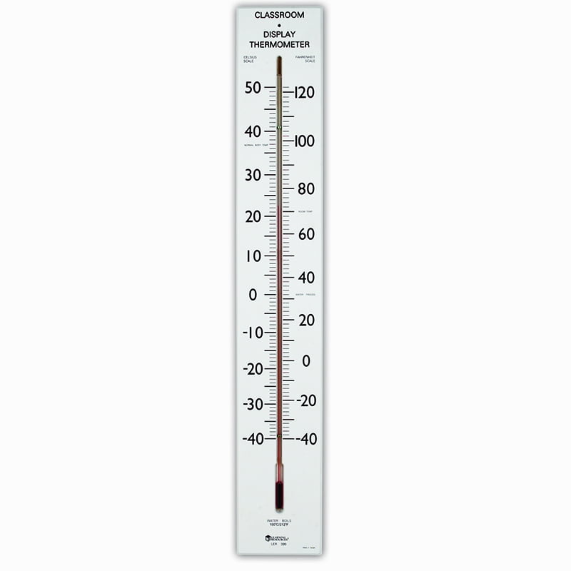 30"H Giant Classroom Display Thermometer Learning Resources BrickSeek