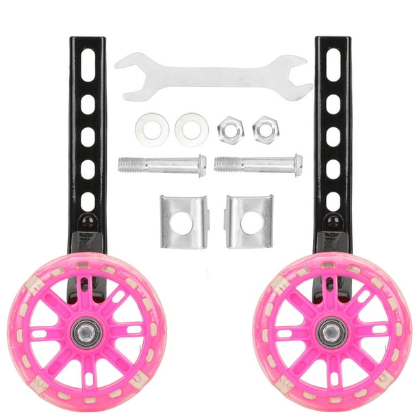 2 ruedas auxiliares para bicicleta de niños, compatibles con bicicletas de 12 a 20 pulgadas.