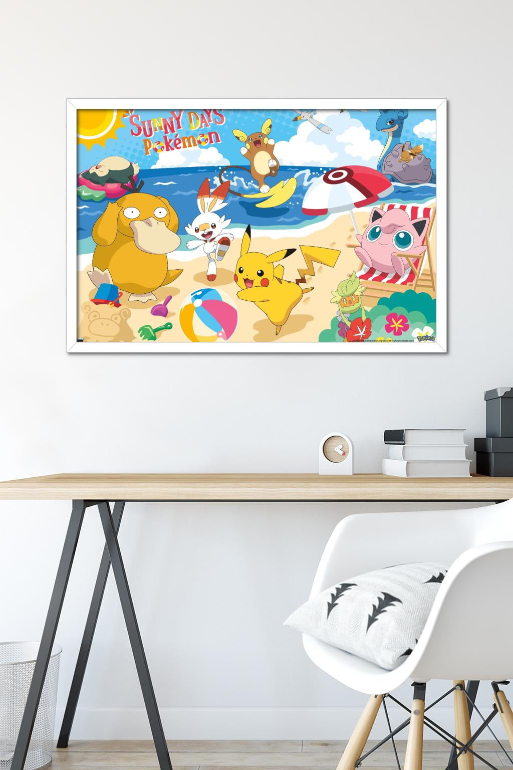 Pokémon - Alola Region Wall Poster, 14.725 x 22.375, Framed