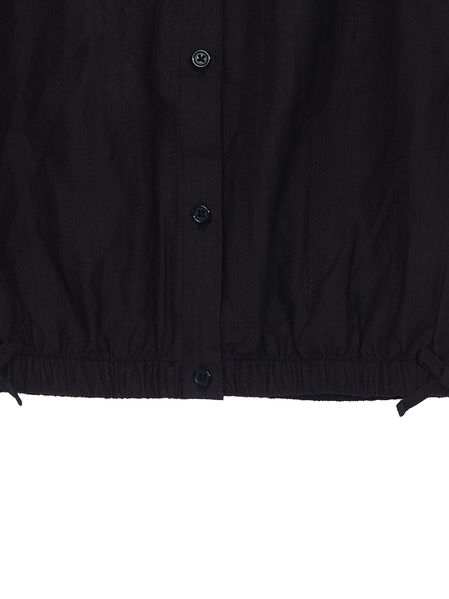 Wonder Nation Girls Short Sleeve Camp Top, Sizes 4-18 & Plus