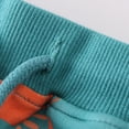 thumbnail image 6 of CAUYDY Boys Toddler Shorts French Terry Cotton Shorts Summer Casual Elastic Waist with Drawstring for Kid(L101-Mint Green,6-7), 6 of 9