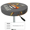 thumbnail image 2 of Uemuo I Like Big Digger Pattern Round Bar Stool Seat Covers Washable Stool Cushion Slipcover Elastic Bar Chair Covers-, 2 of 7