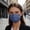Blue, variant on Disposable Face Mask 100 Pack Adult Morandi Colors 3 Layer Breathable Non Woven Mouth Cover with Eye Corner Design Elastic Ear Loops for Women Students Daily Use Office Travel Outdoor