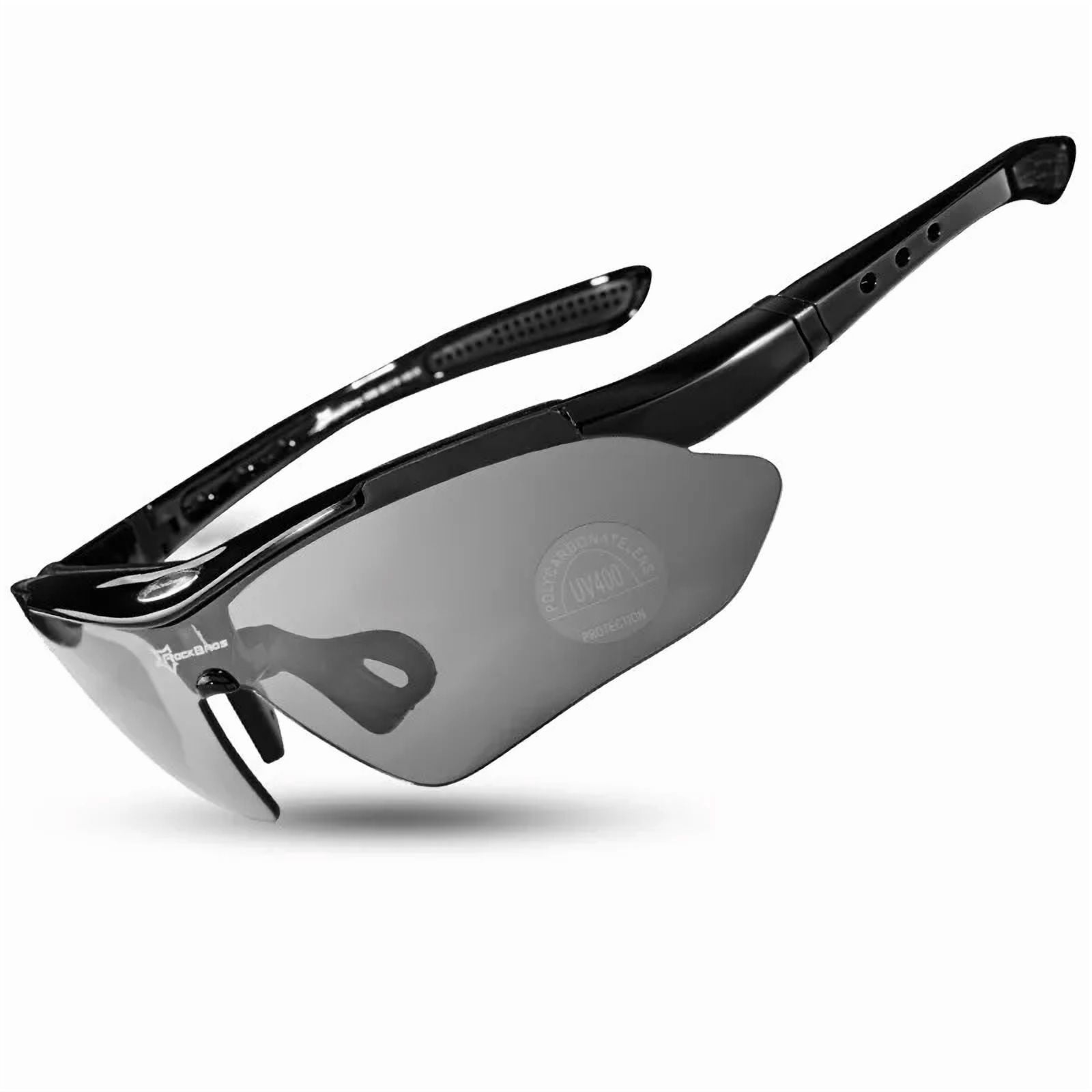 ROCKBROS Cycling Sunglasses Polarized Sports Bicycling Glasses UV400 Protection Outdoor 5 lenses