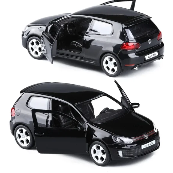 1:36 Golf 6 GTI Alloy Sports Car Model Diecast Metal Car Vehicles Model Simulation Miniature Scale Kids Toys Gift