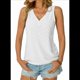 thumbnail image 2 of Camiseta Sin Mangas Estilo Bohemio con Cuello en V y Bordado de Ojales para Mujer, para Vacaciones en la Playa, Color , Talla S, 2 of 6