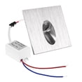 thumbnail image 4 of Cuadrado Led Empotrado Porche Camino Paso Escalera Luz Lámpara De Pared Sótano Bombilla Blanco Cálido Ac 100-245V 1W Yuarrent HA024196-01, 4 of 5