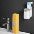 thumbnail image 4 of Toothbrush Case Wall Mounted Simple Toothpaste Container Multifunctional Dust Proof Sanitary Tool, 4 of 10