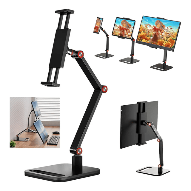 Soporte Para Monitor Portátil,soporte Con Base, Xtellar negro