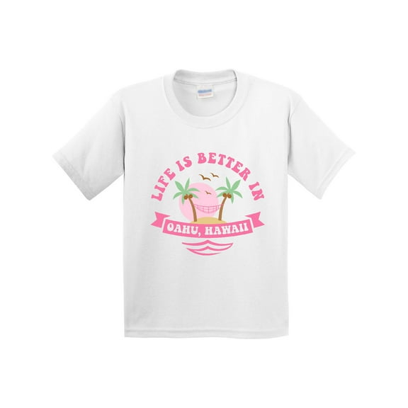 Inktastic Life's Better in Oahu Youth T-Shirt