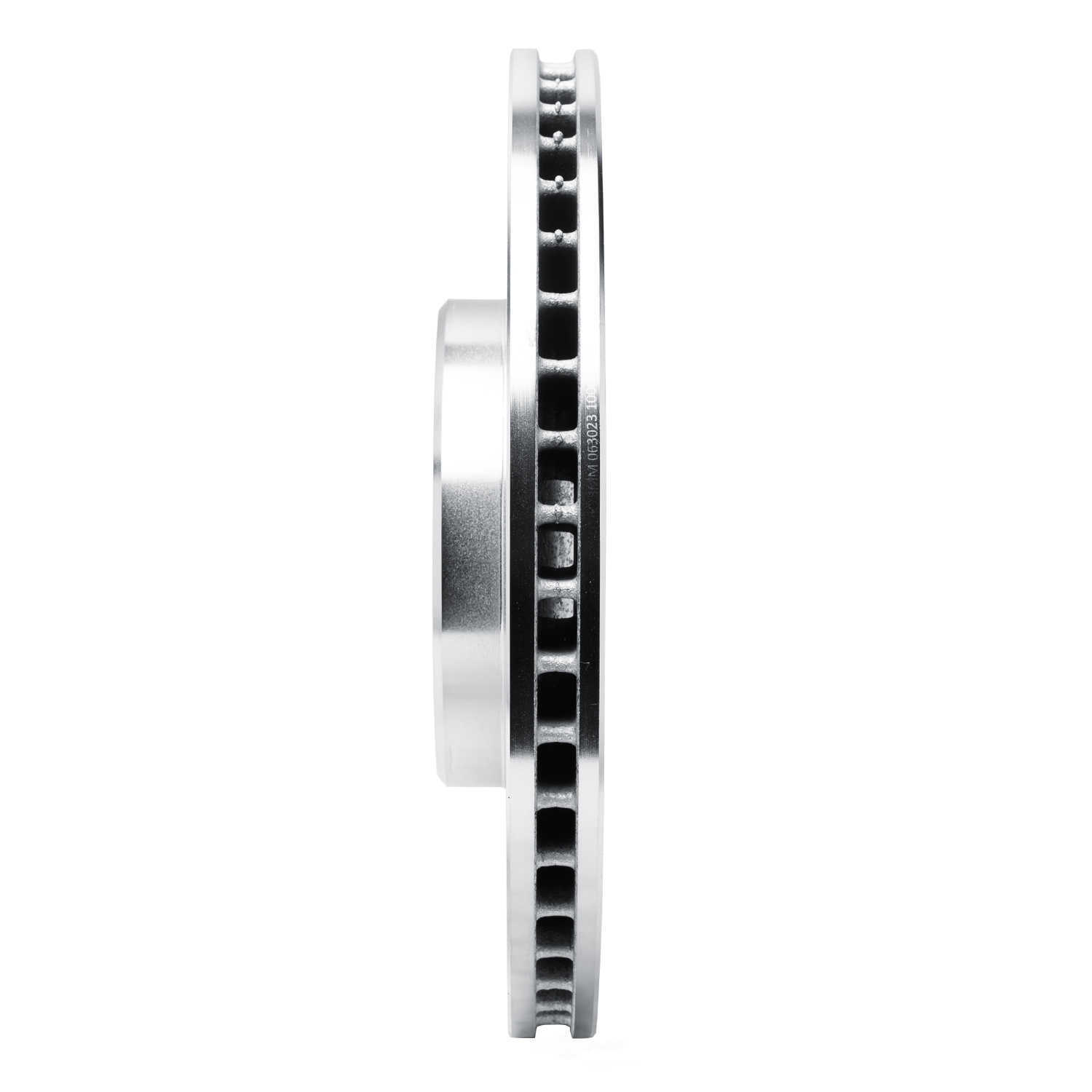 Dynamic Friction Company 631-58037L DFC Brake Rotor - Drilled And Slotted - Silver