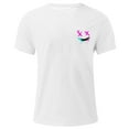 thumbnail image 5 of WREESH Halloween T-Shirts Summer Fashion Casual Men's Round Neck Printed T-Shirt Top White, 5 of 5