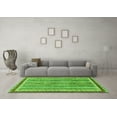 thumbnail image 3 of Ahgly Company Indoor Square Abstract Green Modern Area Rugs, 3' Square, 3 of 4