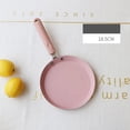 thumbnail image 3 of CHUANK Aluminum Non-stick Pan Practical Frying Pan Useful Omelette Pancake Pan Kitchen Gadget for Home Restaurant (Pink), 3 of 7